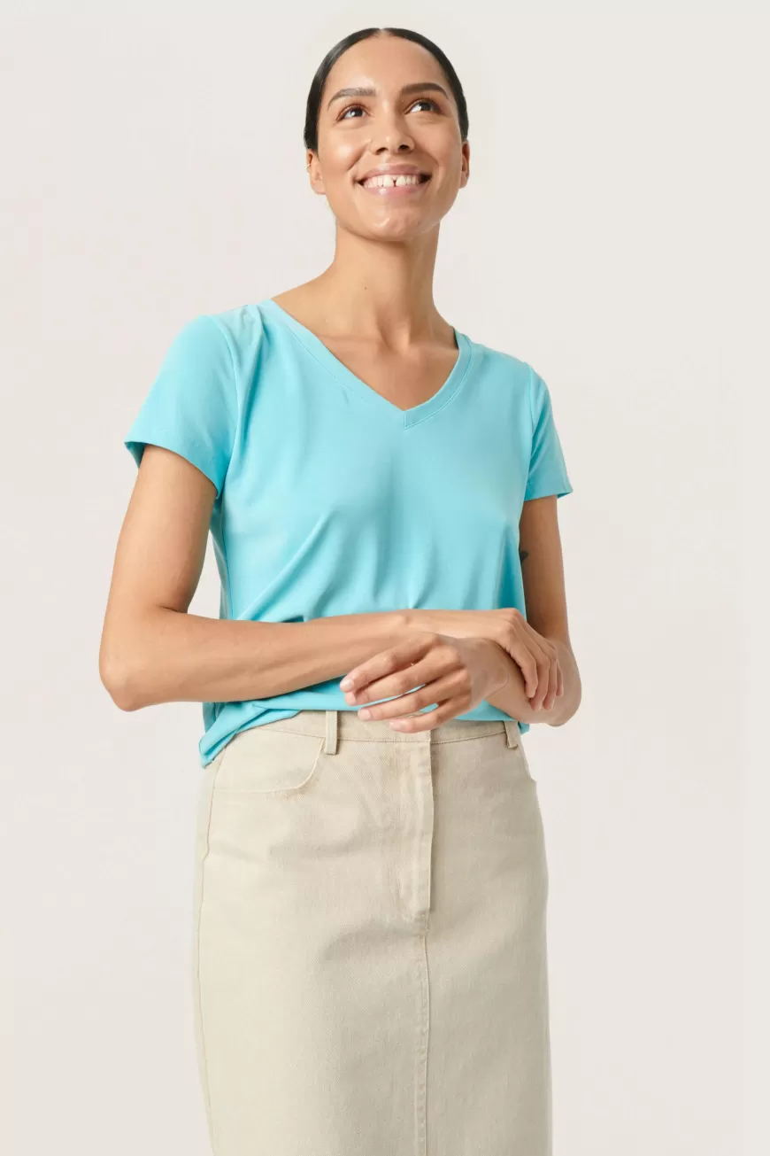 Soaked in Luxury SLColumbine T-shirt- T-shirts & Toppe | T-shirts & Toppe
