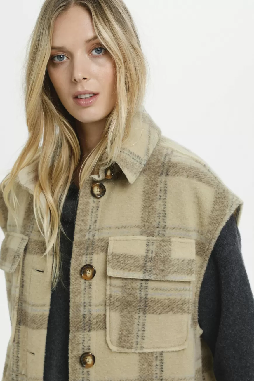 Soaked in Luxury SLCookie Warm vest- Wool Edit | Jakker & Frakker