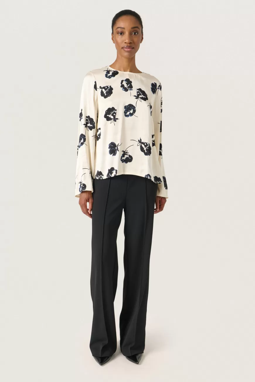 Soaked in Luxury SLErwina Bluse- Holiday Bliss | Skjorter & Bluser