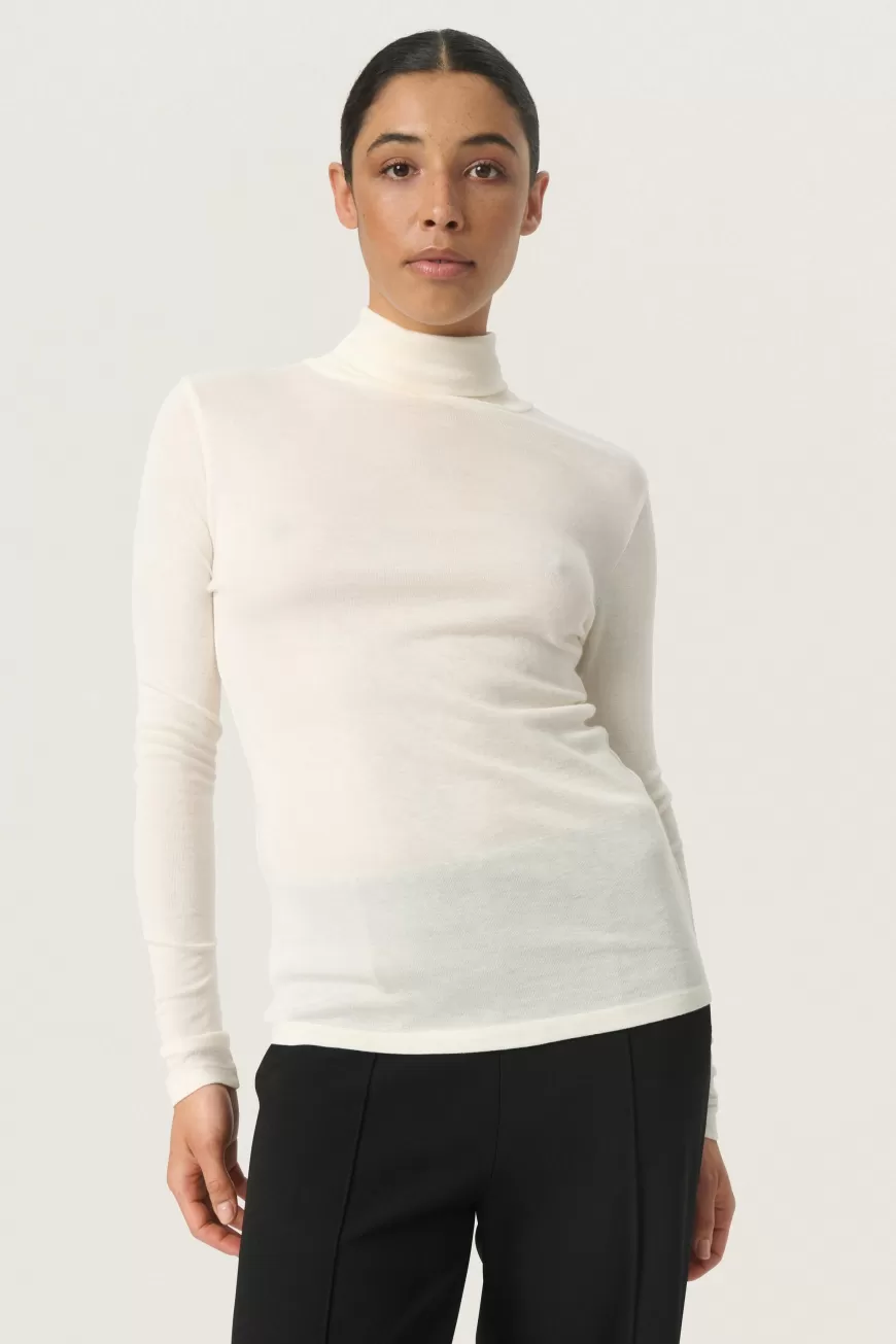 Soaked in Luxury SLFauna T-shirt- Wool Edit | Transeasonal Edit
