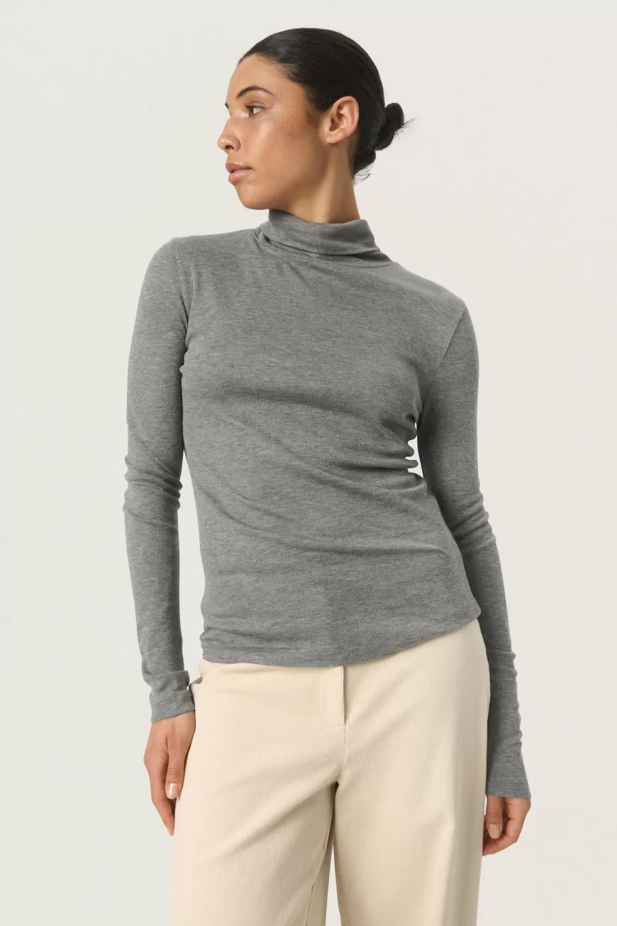 Soaked in Luxury SLFauna T-shirt- Wool Edit | T-shirts & Toppe