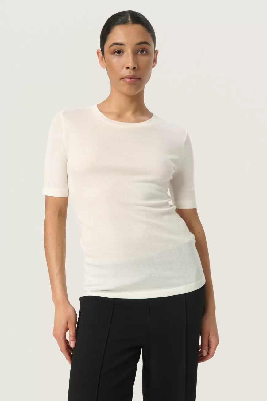 Soaked in Luxury SLFauna T-shirt- Wool Edit | T-shirts & Toppe