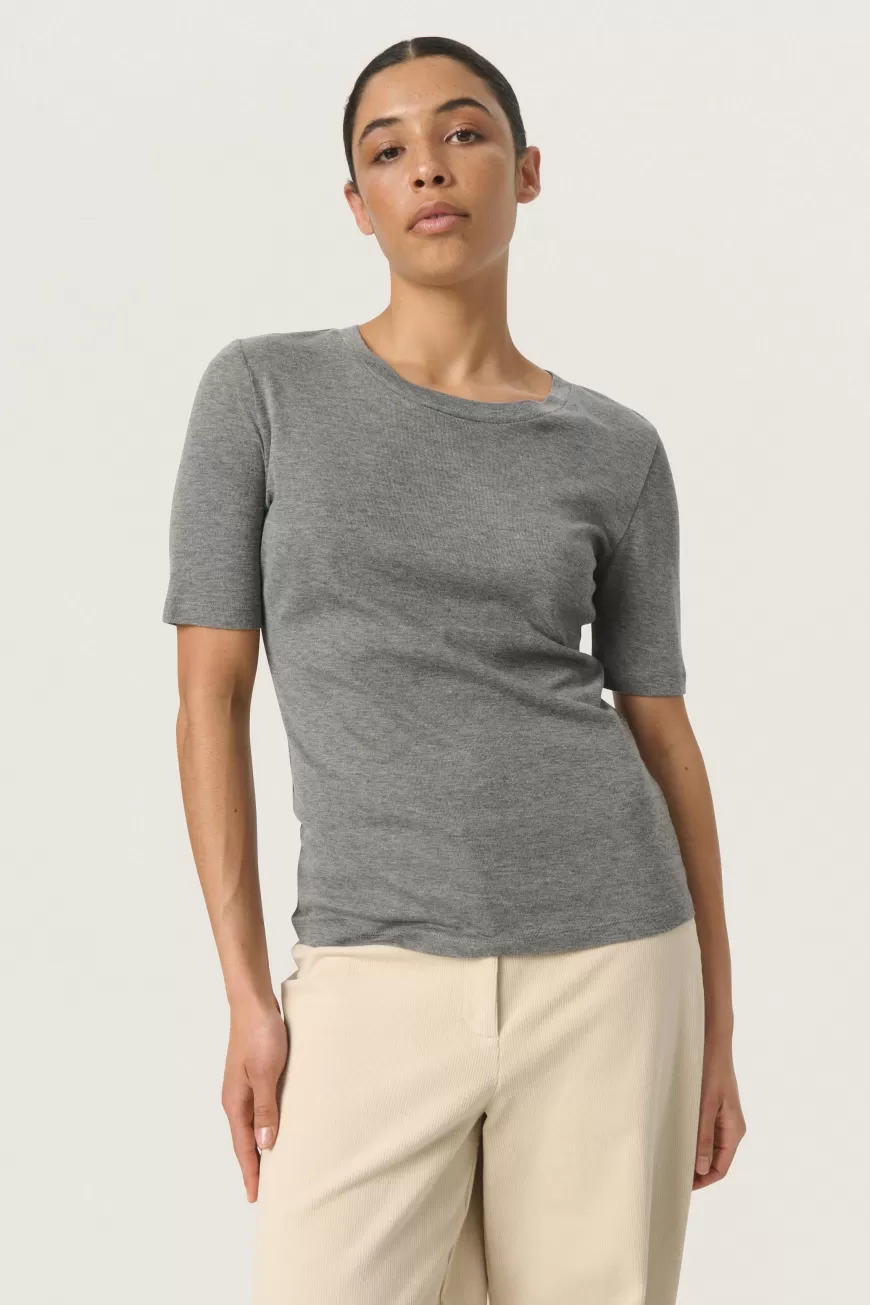 Soaked in Luxury SLFauna T-shirt- Wool Edit | T-shirts & Toppe