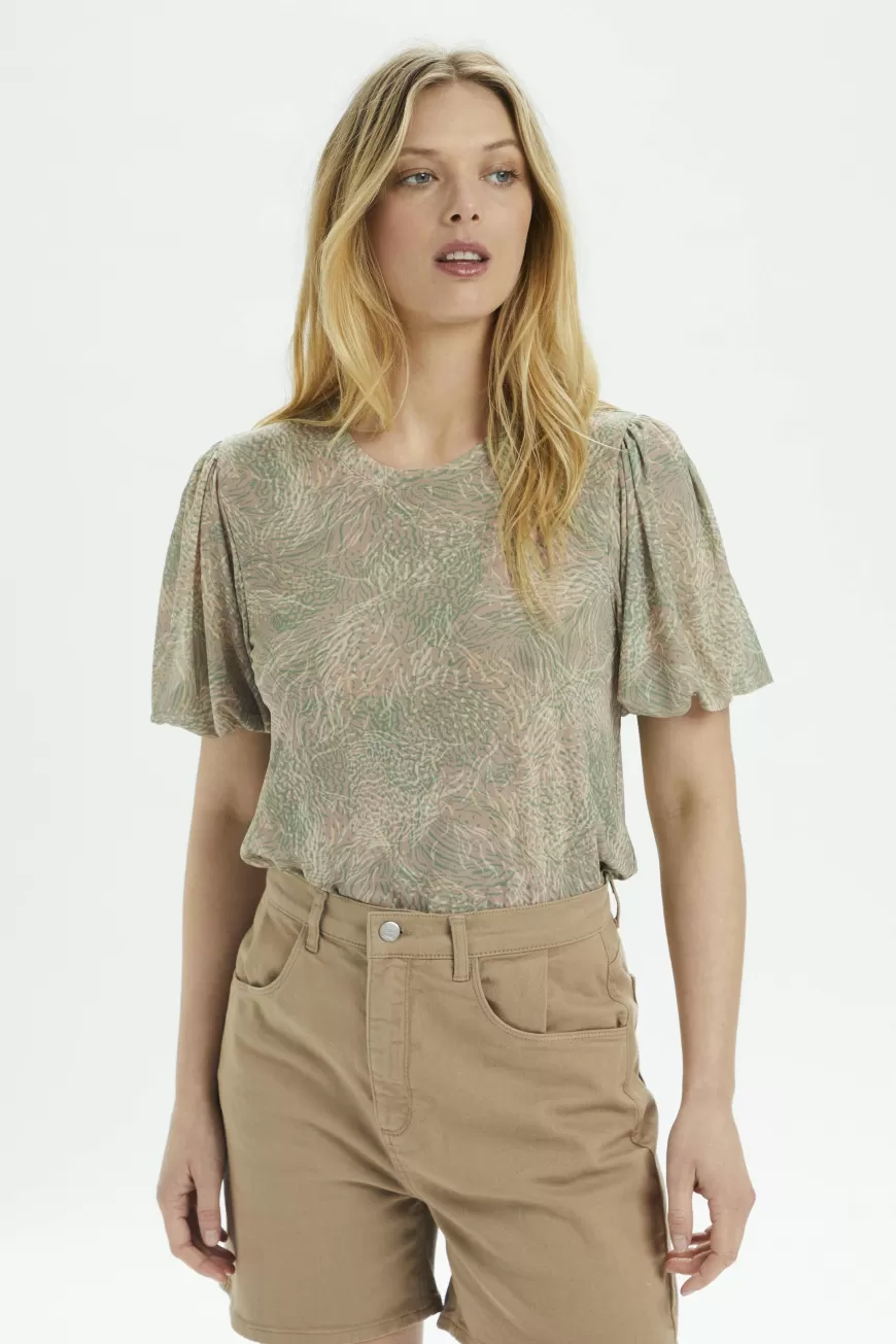 Soaked in Luxury SLIla T-shirt- T-shirts & Toppe