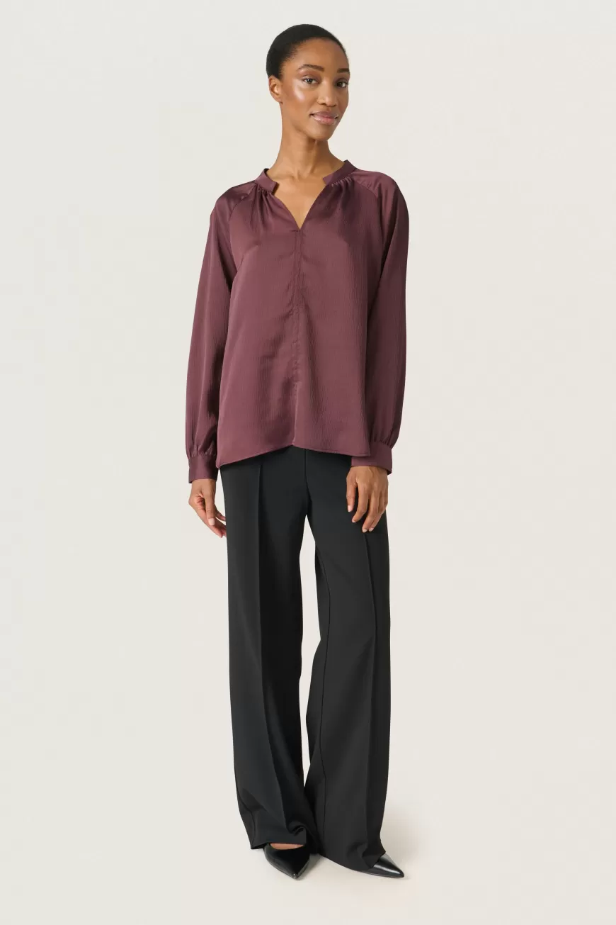 Soaked in Luxury SLIoana Bluse- Holiday Bliss | Skjorter & Bluser