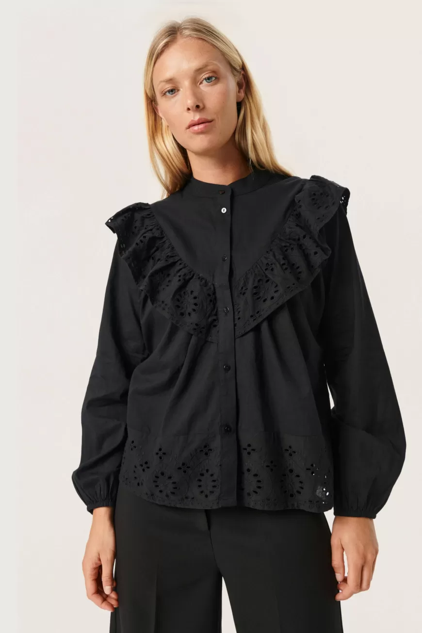 Soaked in Luxury SLIrim Skjorte- Skjorter & Bluser