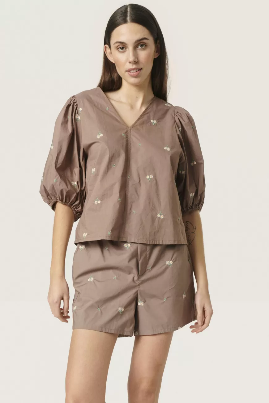 Soaked in Luxury SLLenora Bluse- Skjorter & Bluser