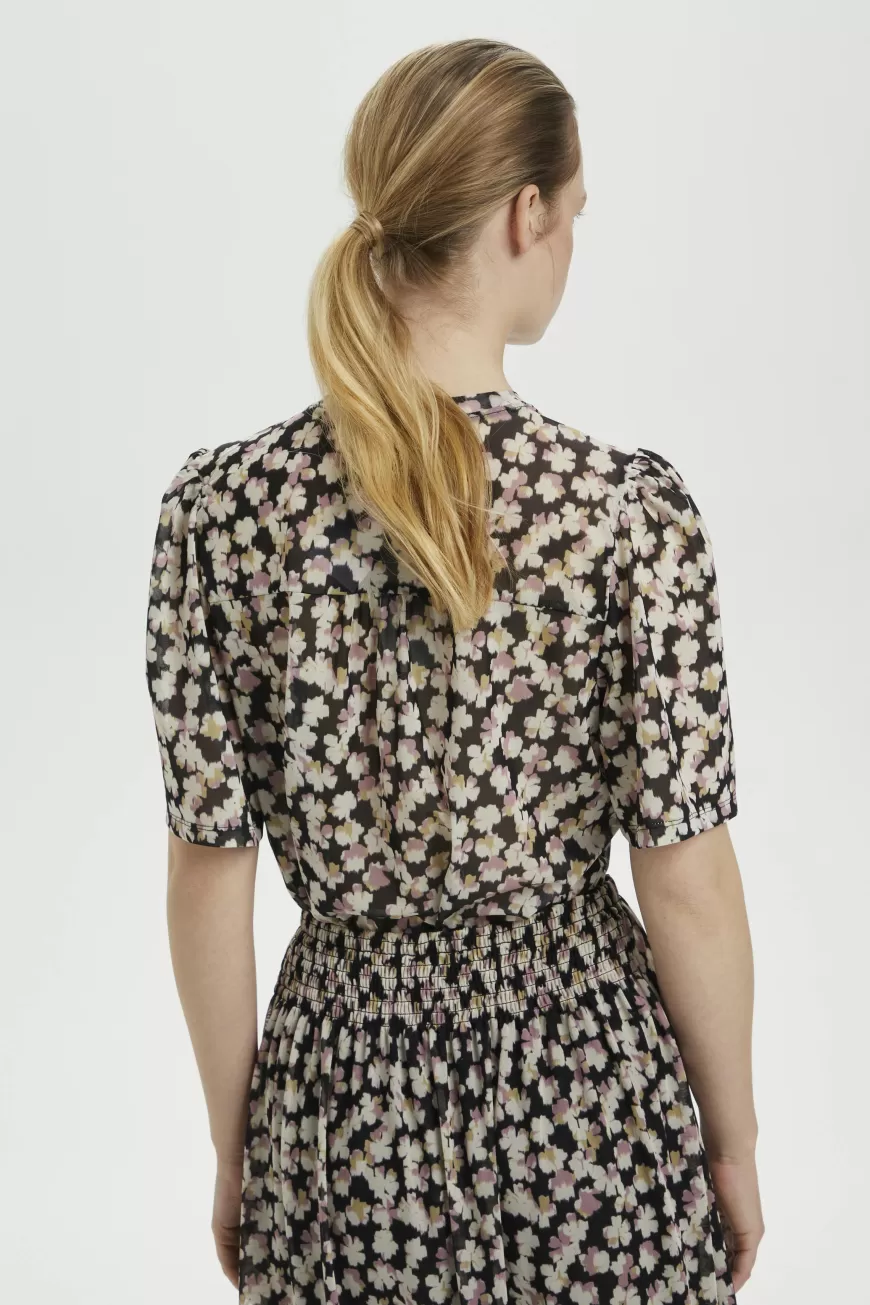 Soaked in Luxury SLLettice Top SS- T-shirts & Toppe