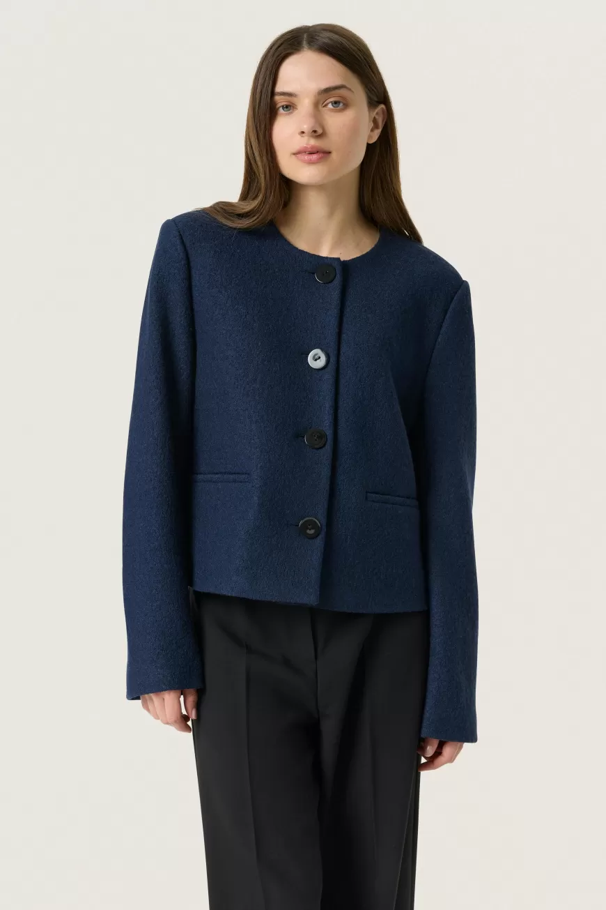 Soaked in Luxury SLLilith Overtøj- Wool Edit | Jakker & Frakker