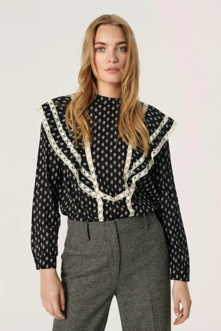 Soaked in Luxury SLLinetta Bluse- Skjorter & Bluser