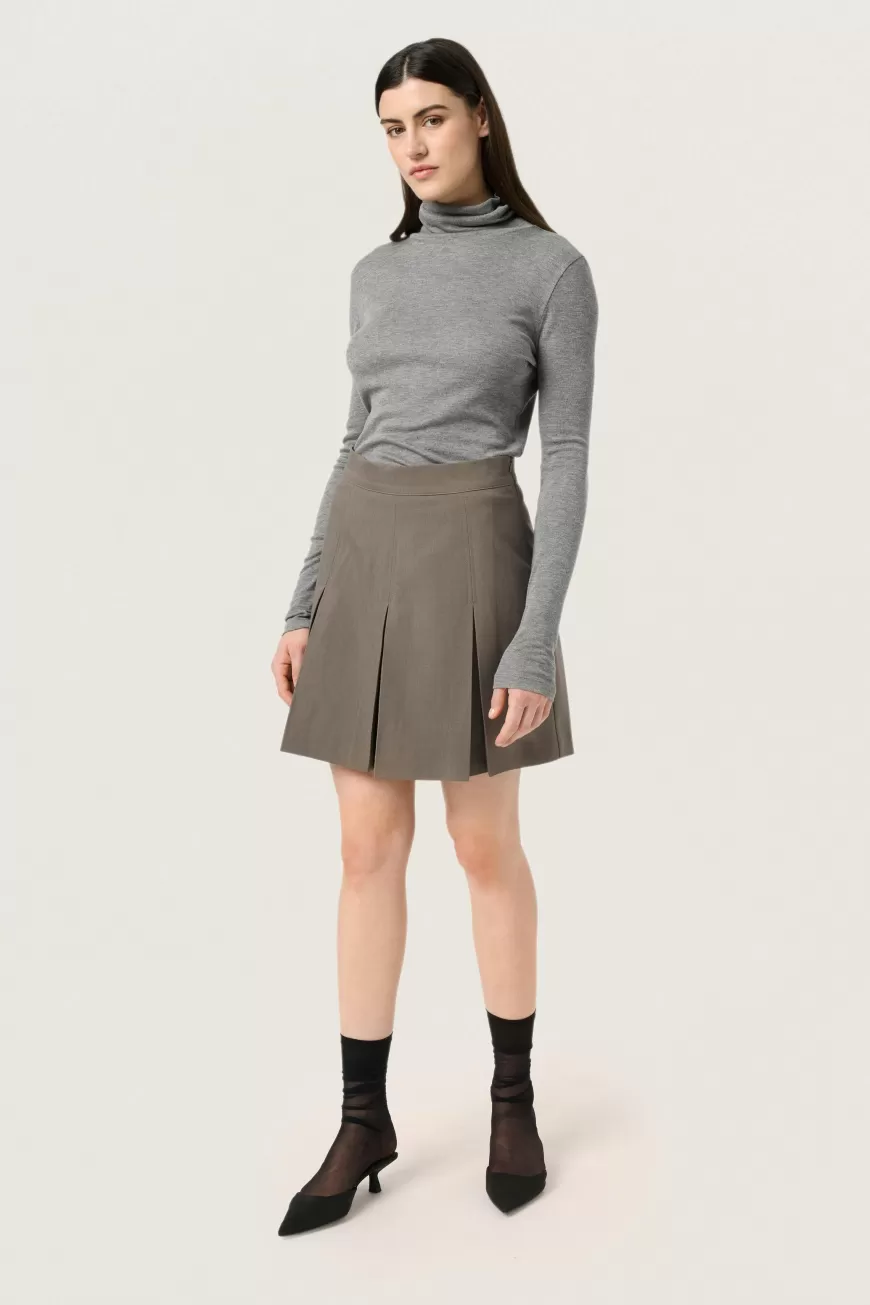 Soaked in Luxury SLMilica Nederdel- Wool Edit | Occasionwear