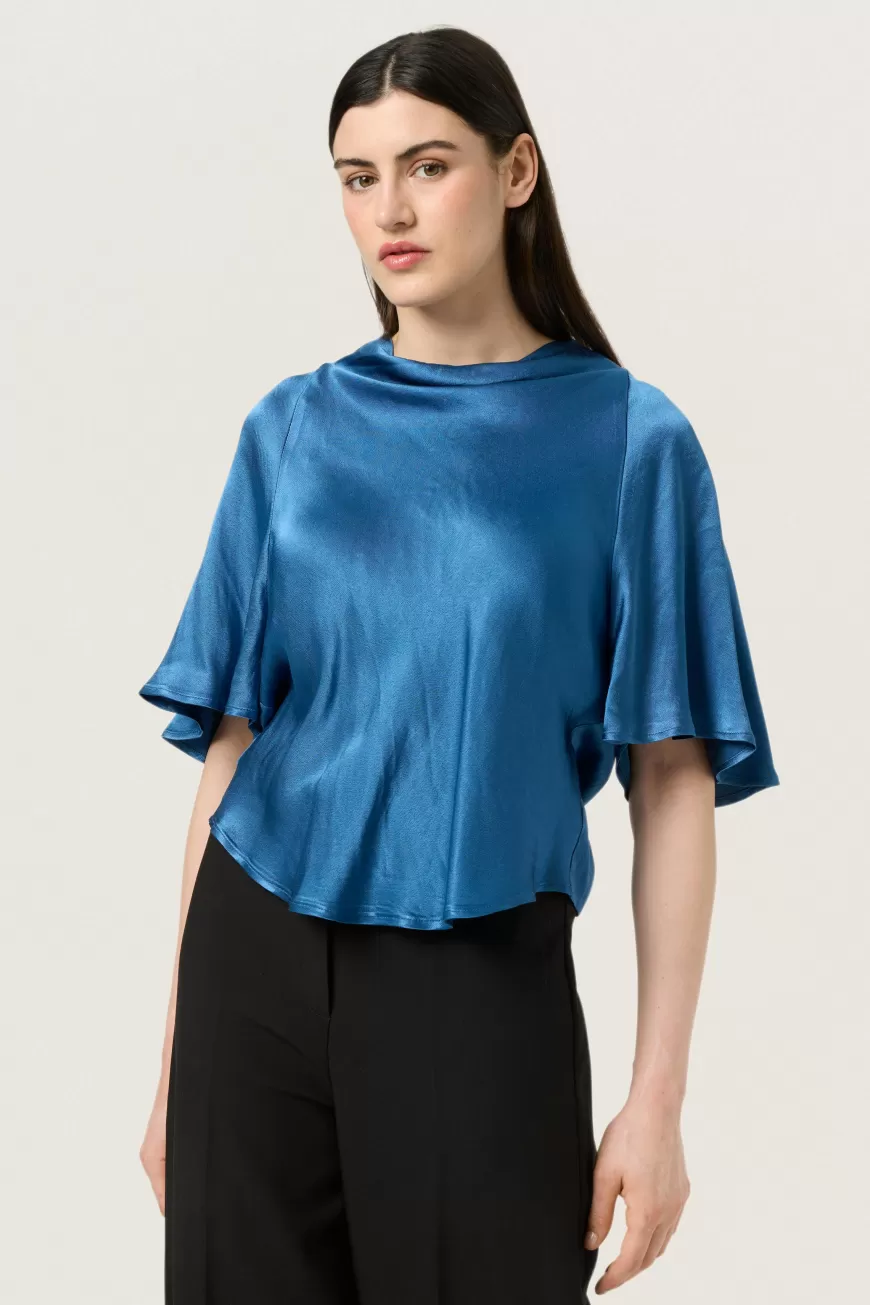 Soaked in Luxury SLMilu Bluse- Holiday Bliss | Occasionwear