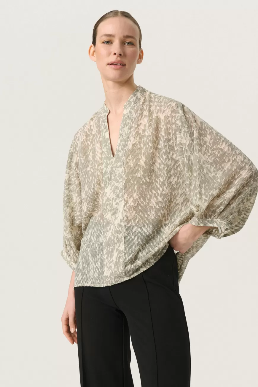 Soaked in Luxury SLOsaka Bluse- Skjorter & Bluser
