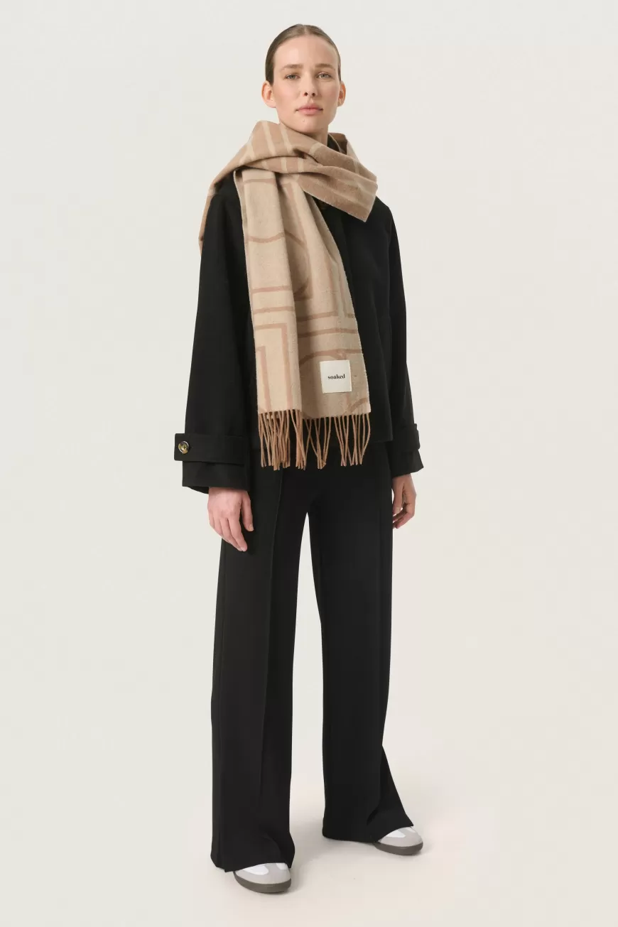 Soaked in Luxury SLPentile Tørklæde- Wool Edit | Accessories
