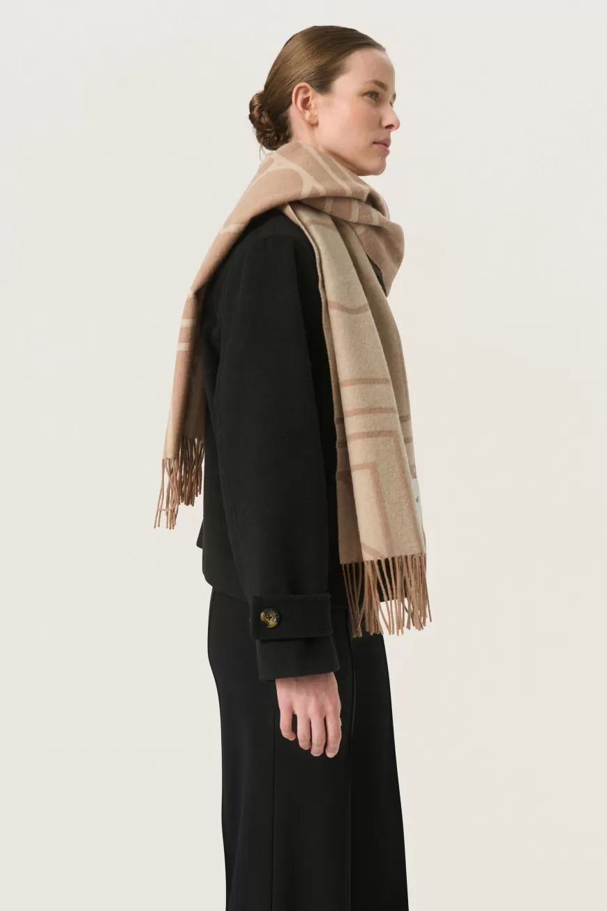 Soaked in Luxury SLPentile Tørklæde- Wool Edit | Accessories