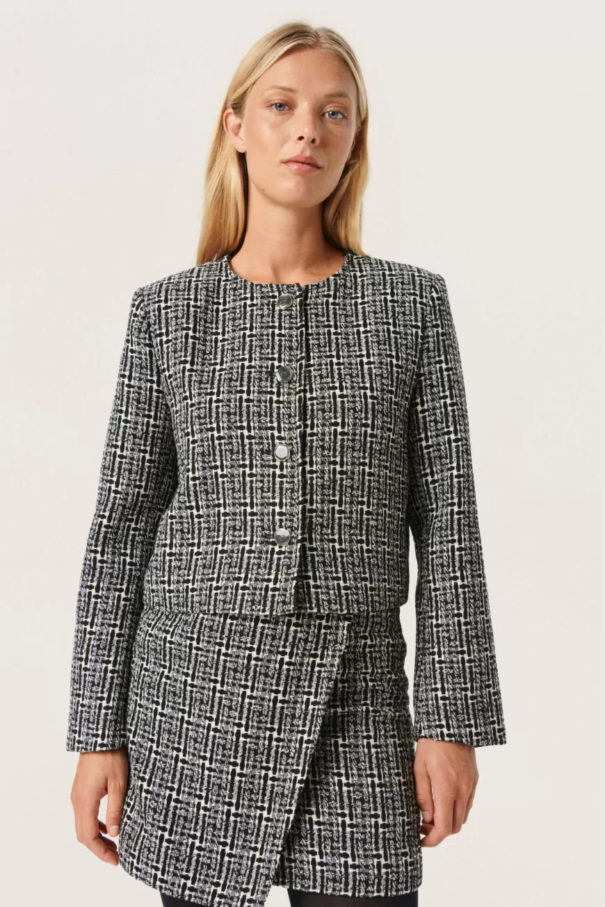 Soaked in Luxury SLSadia Casual jakke- Wool Edit | Blazere