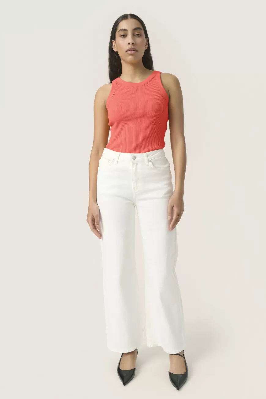 Soaked in Luxury SLSimone Top- T-shirts & Toppe