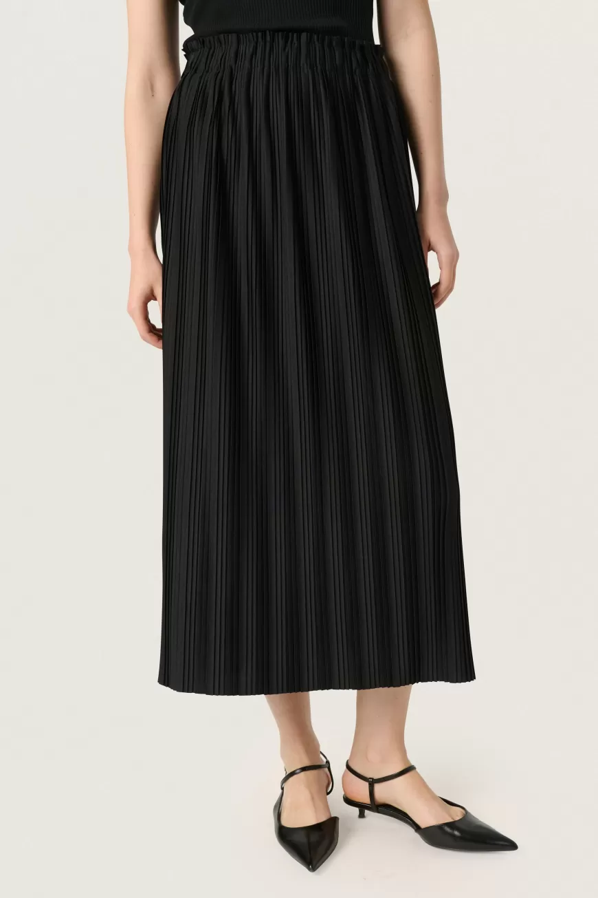 Soaked in Luxury SLSivone Plissé nederdel- Occasionwear | Nederdele
