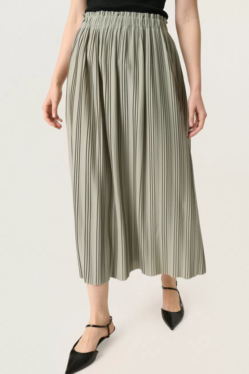 Soaked in Luxury SLSivone Plissé nederdel- Occasionwear | Nederdele
