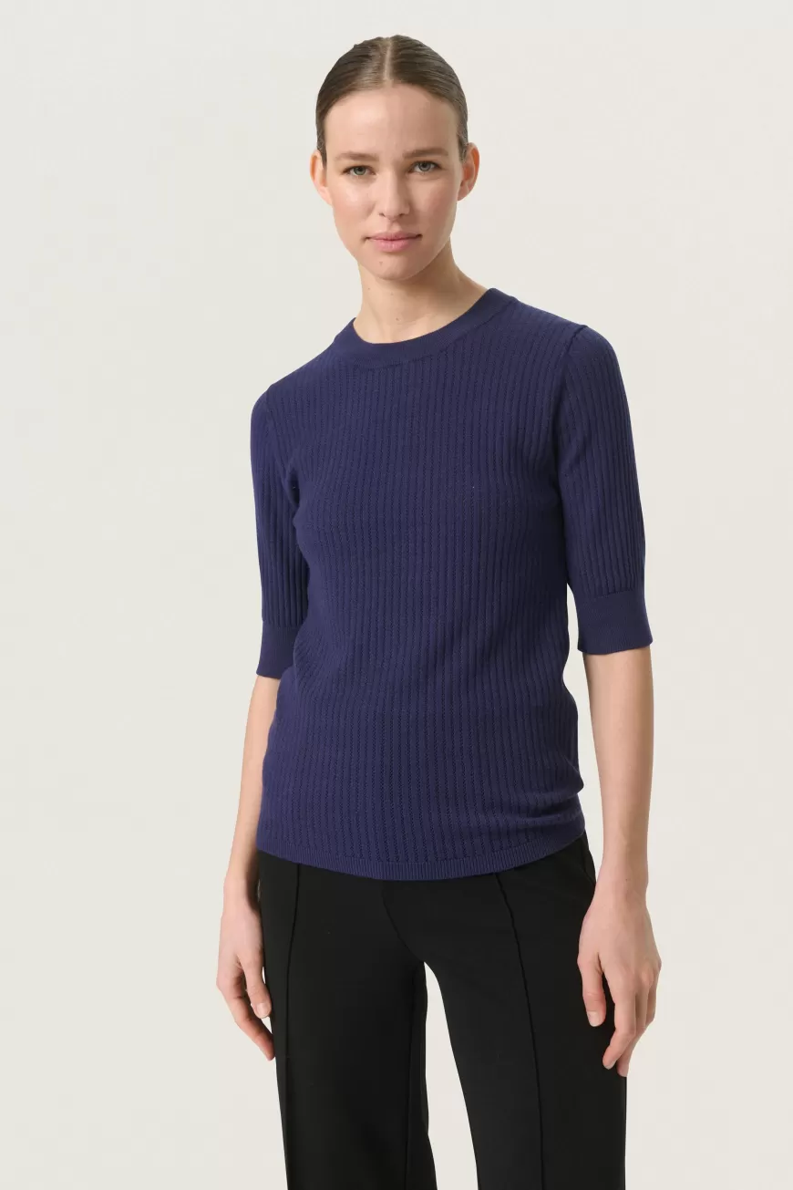 Soaked in Luxury SLSpina Pullover- T-shirts & Toppe