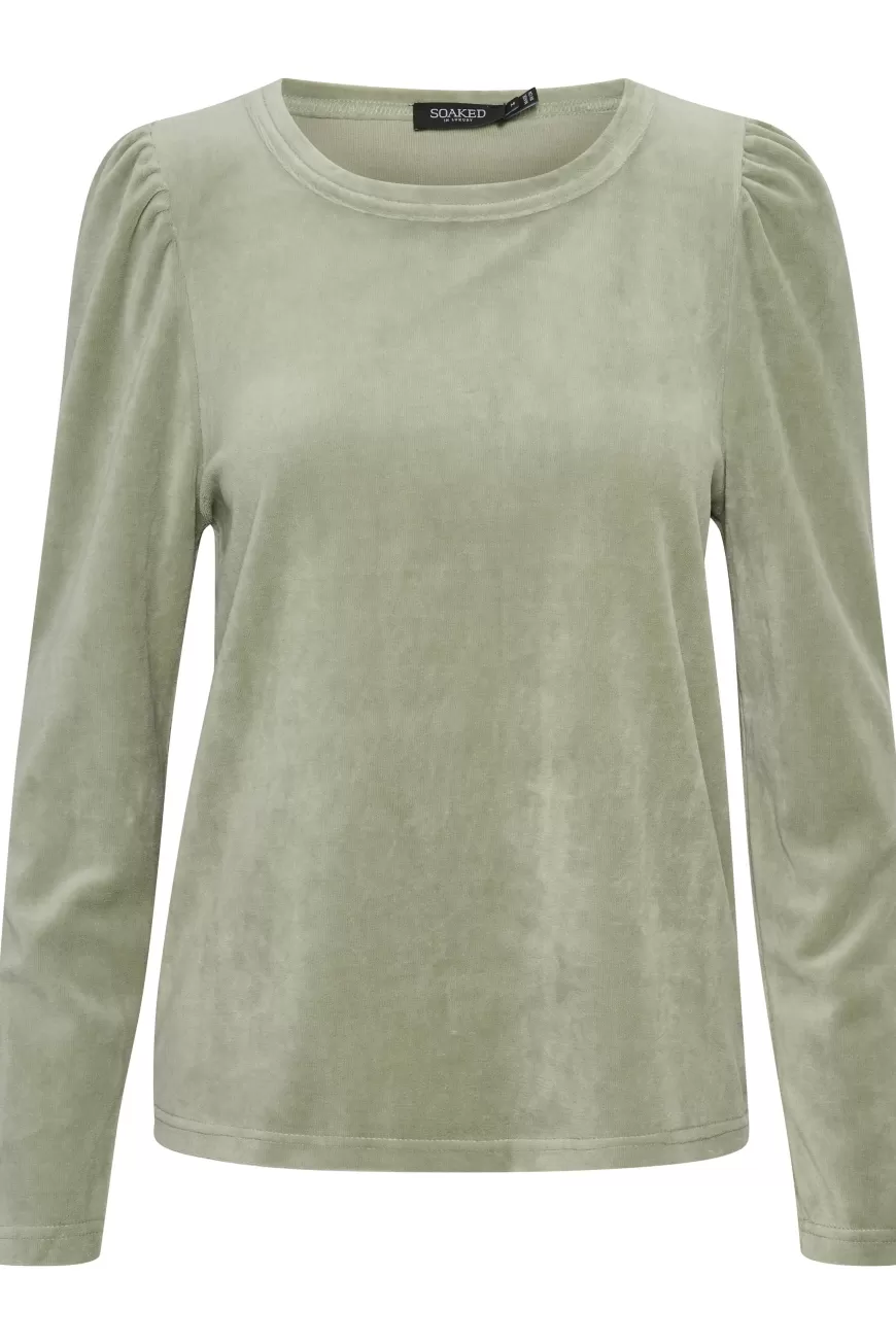 Soaked in Luxury SLVelvetina Bluse- T-shirts & Toppe