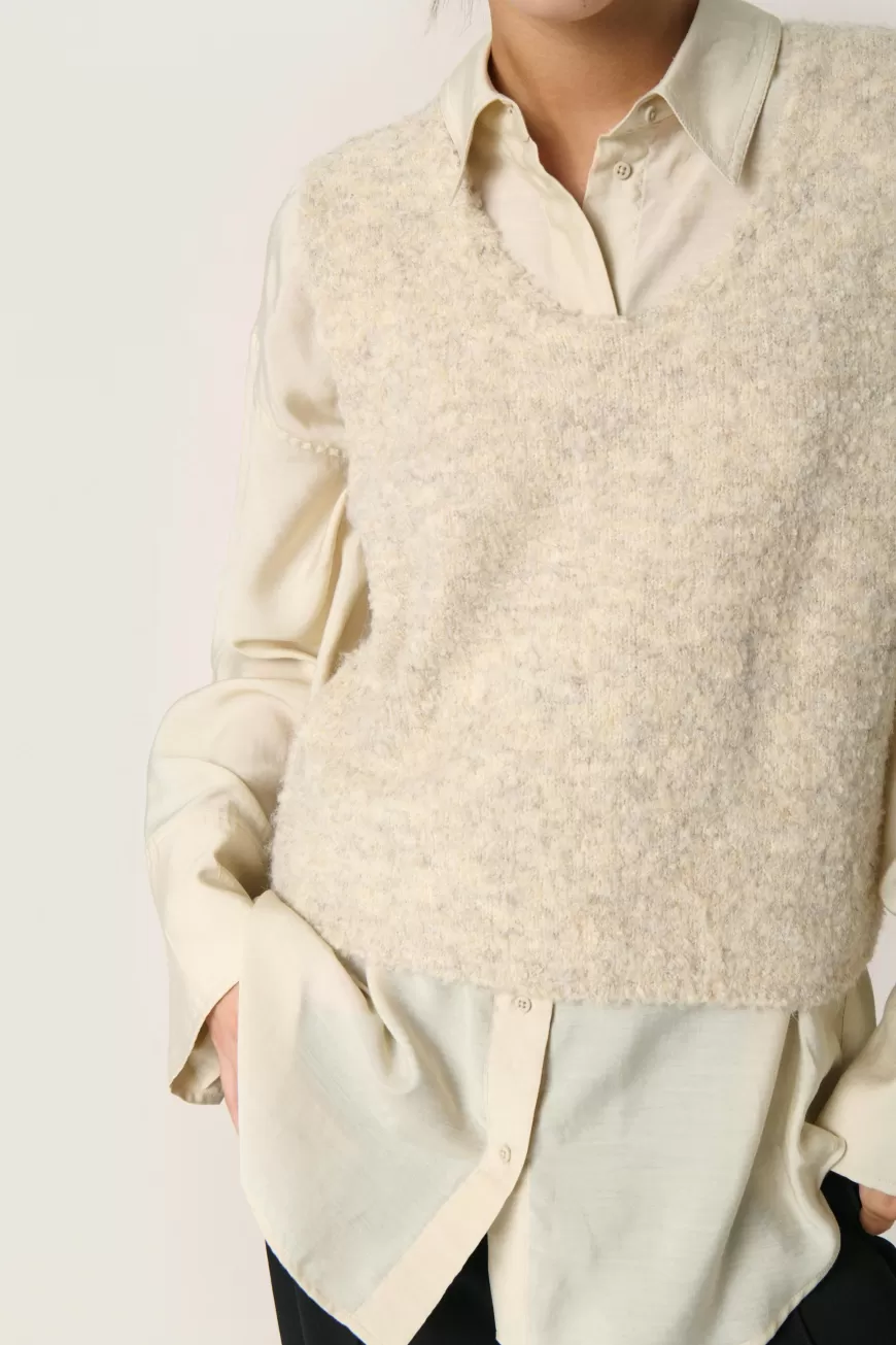 Soaked in Luxury SLVenessa Vest- Wool Edit | Transeasonal Edit