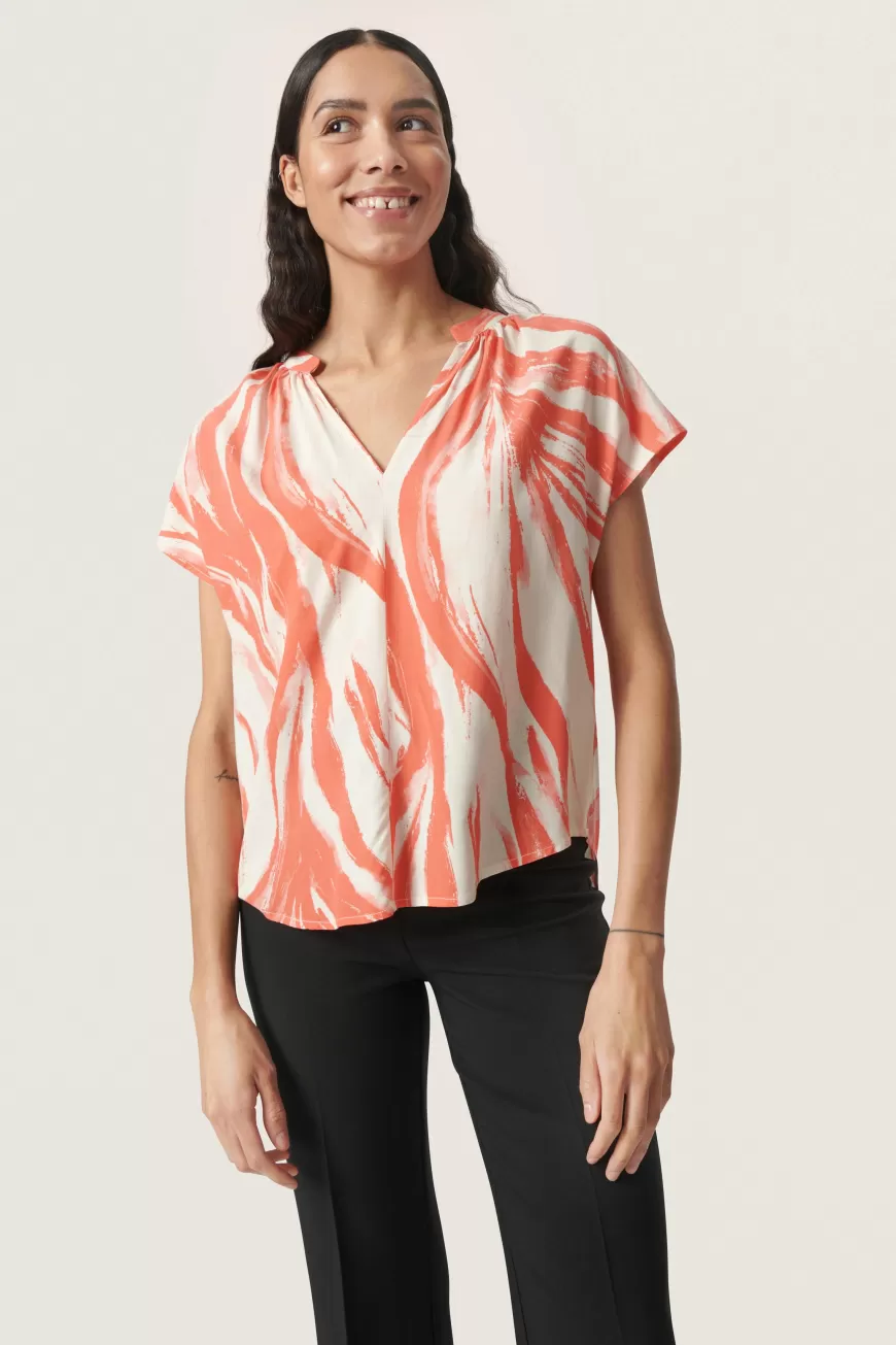 Soaked in Luxury SLWynter Bluse- Skjorter & Bluser