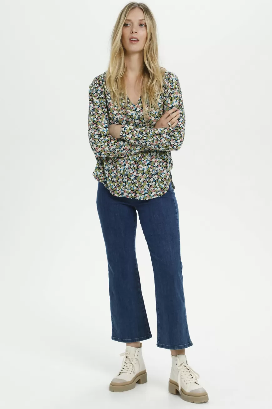 Soaked in Luxury SLZaya Bluse- Skjorter & Bluser