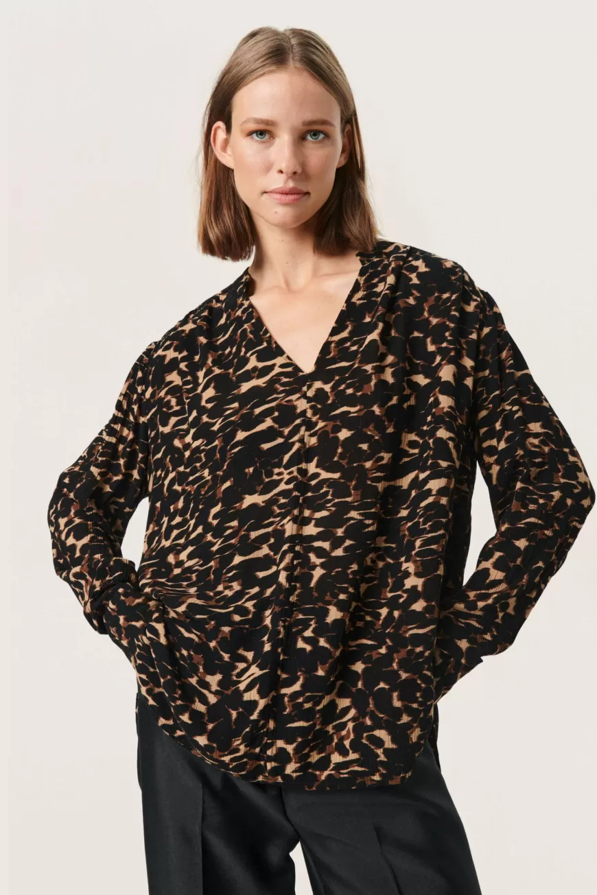 Soaked in Luxury SLZaya Bluse- Skjorter & Bluser